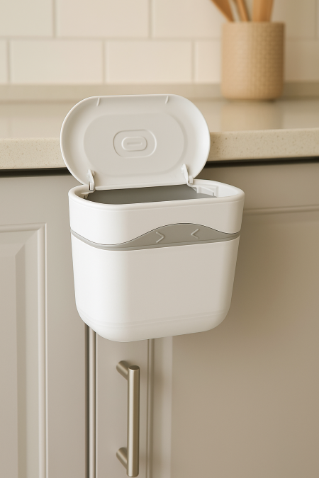 سلة مهملات متنقلة