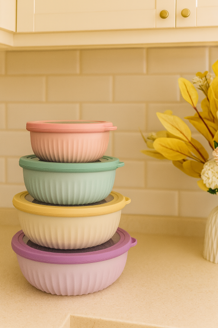 طقم تبرويرات 4 احجام ملون