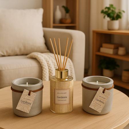 بكج معطر عيدان مع شموع