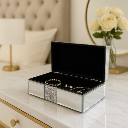 صندوق اكسسوار مرآة مع سترس