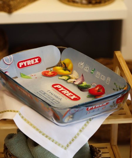 بايركس مستطيل - pyrex