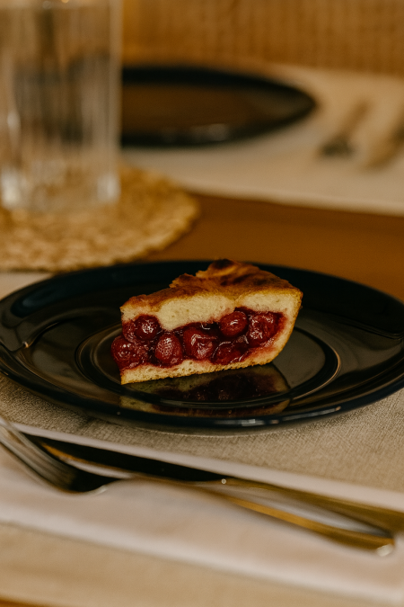 صحن مدور اسود 20*1,5 cm