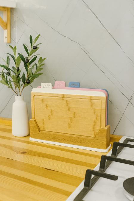 طقم ستاند مع 3 مفارم خشب