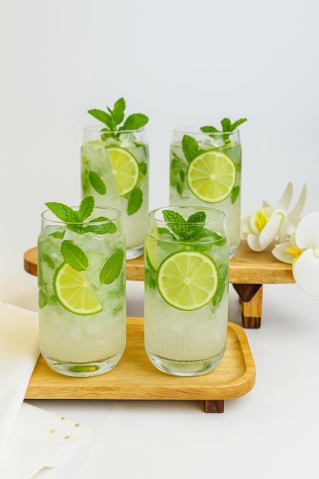 طقم 4 كاسات موهيتو / ايس كوفي