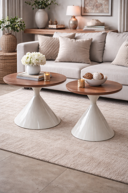 طقم سكملات وسط حجمين 70*55/50*40