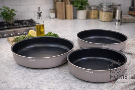 طقم صواني فرن مدور - 28/32/36