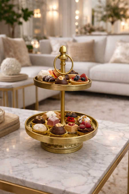 طقم نحاس هندي مميز 3 قطع نقشة مبزر