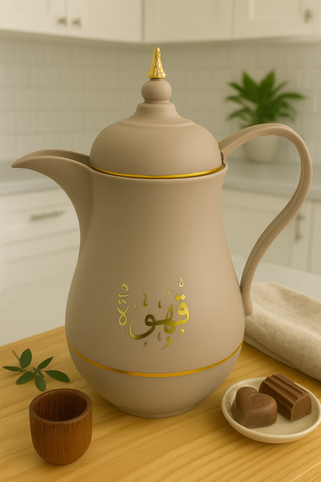 تيرموس قهوة بيج